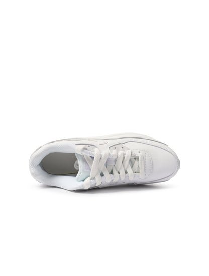 Nike Big Kids Airmax 90 LTR - White/White Denim Exchange