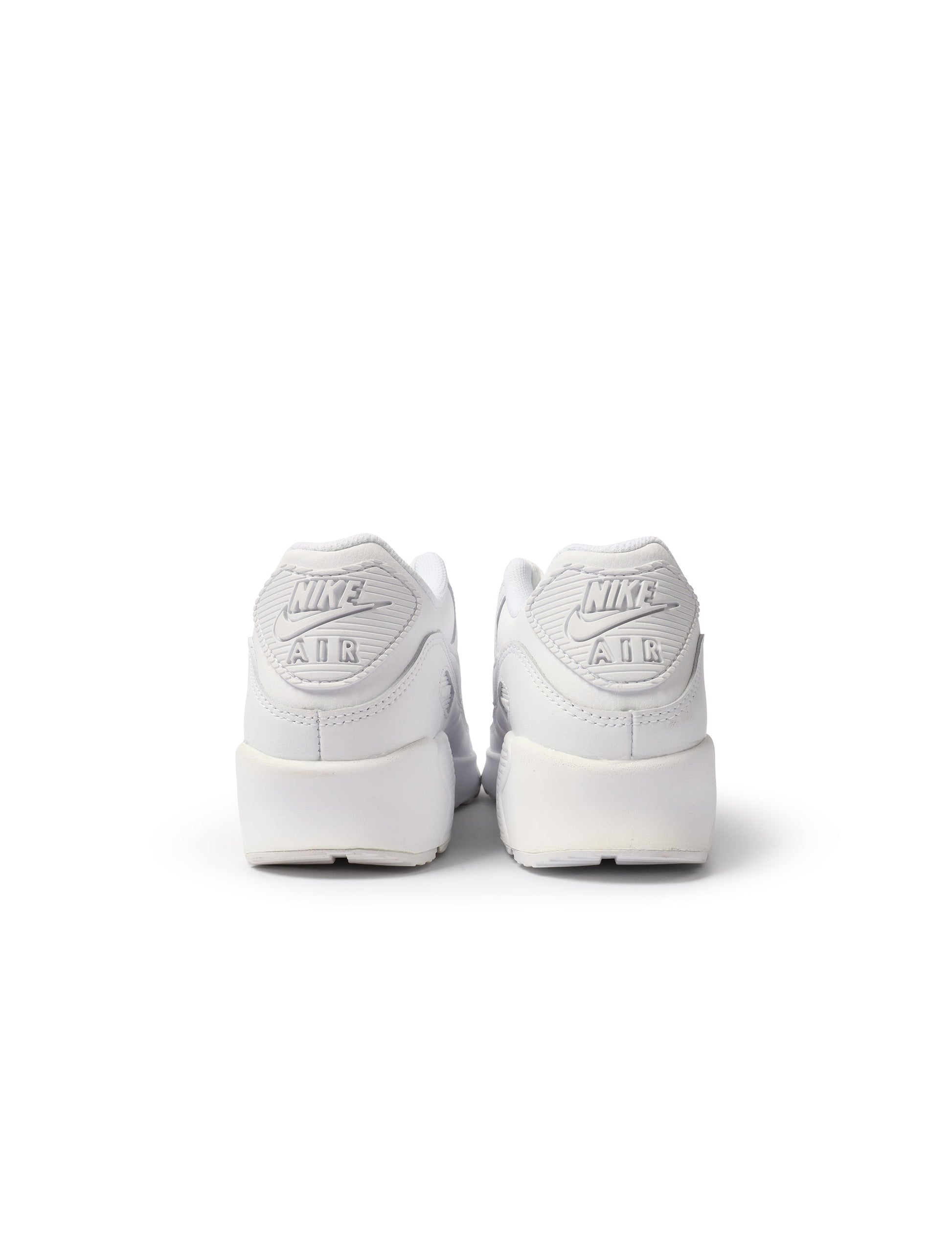 Nike Big Kids Airmax 90 LTR - White/White Denim Exchange