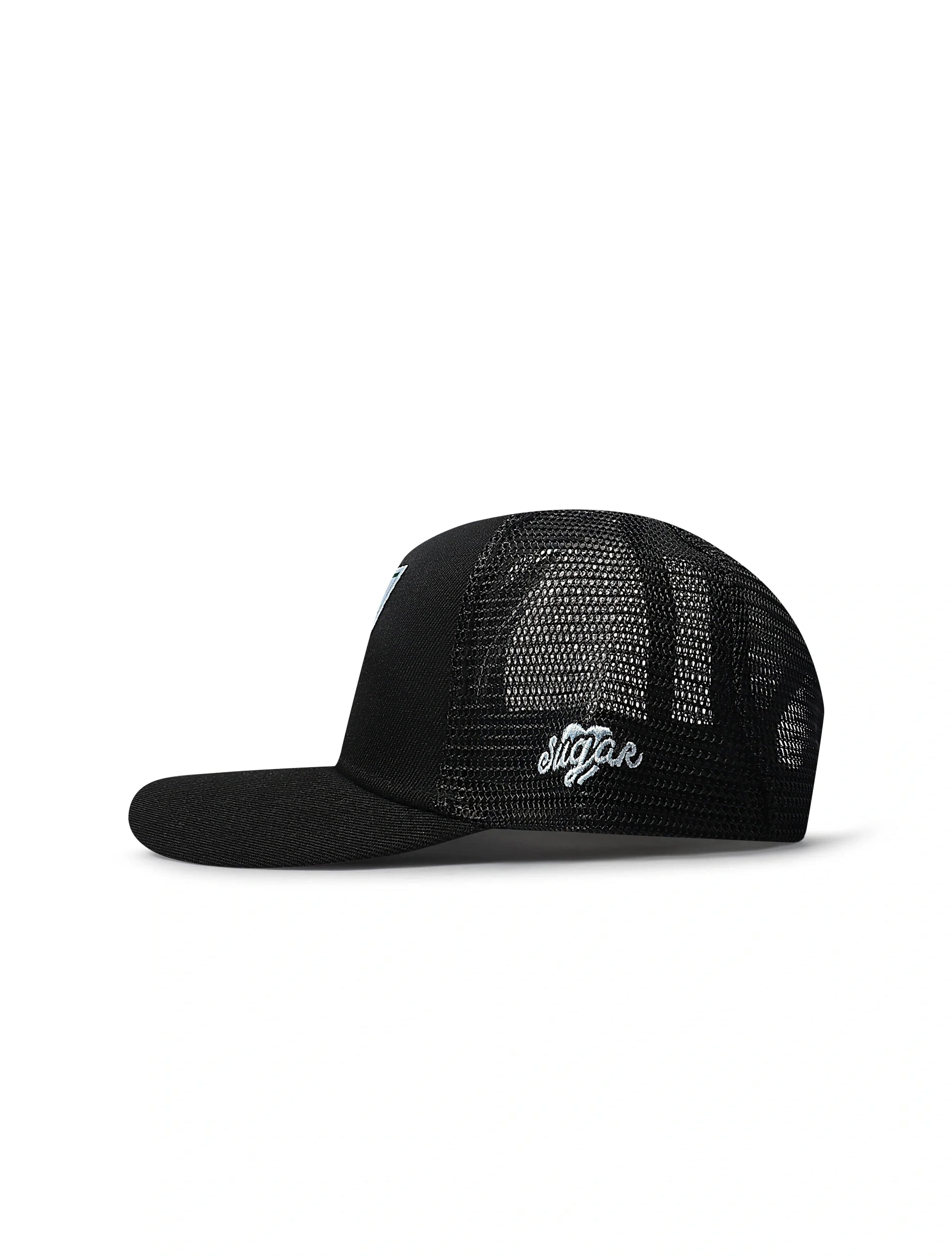 Hidden Hills Shield Trucker Hat - Blue/Green Denim Exchange