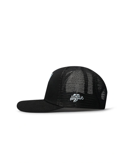 Hidden Hills Shield Trucker Hat - Blue/Green Denim Exchange