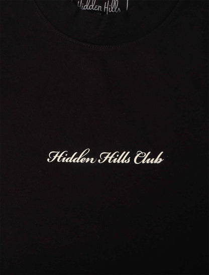 Hidden Hills Welcome to the Club Tee - Black Denim Exchange