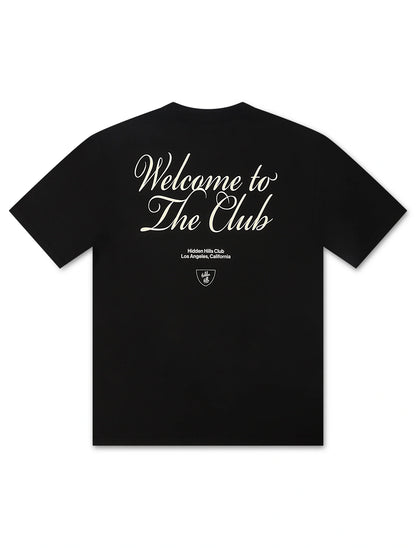 Hidden Hills Welcome to the Club Tee - Black Denim Exchange