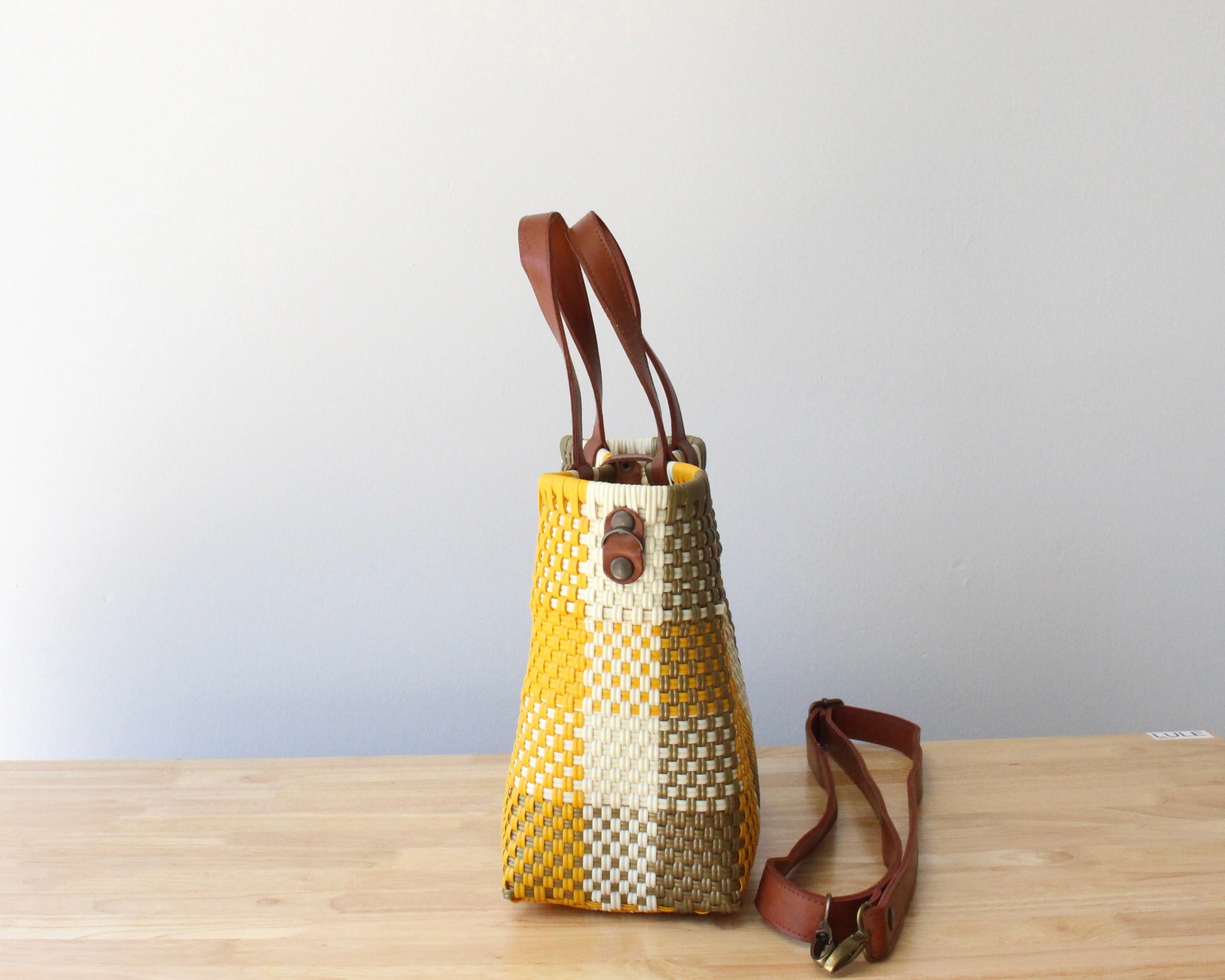 Yellow & Gold Handwoven Purse by MexiMexi MexiMexi
