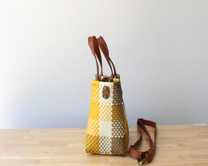Yellow & Gold Handwoven Purse by MexiMexi MexiMexi