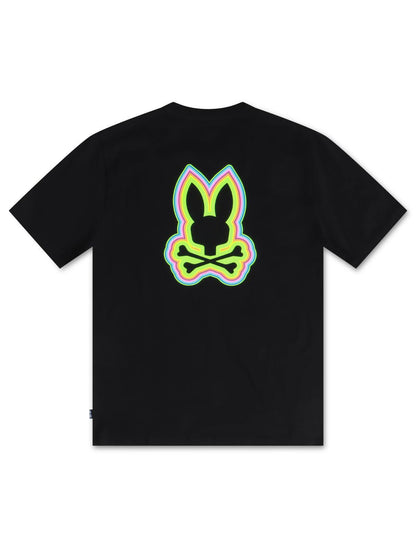 Psycho Bunny Mens Maybrook Back Graphic Tee - Blk Denim Exchange