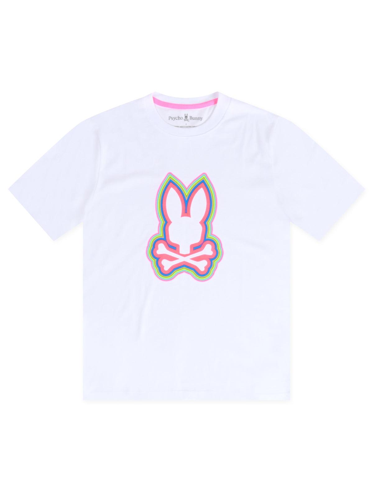 Psycho Bunny Mens Maybrook Tee - White Denim Exchange