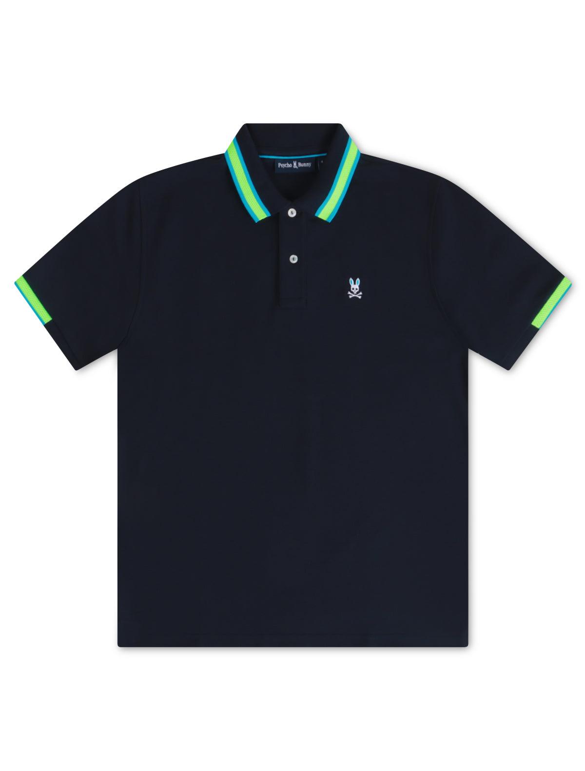 Psycho Bunny Mens Woodstock Polo - Navy Denim Exchange