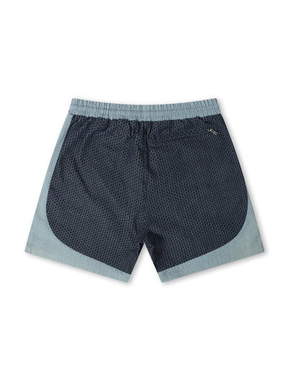 Sugarhill Summerland Jacquard Shorts - Light Blue Denim Exchange
