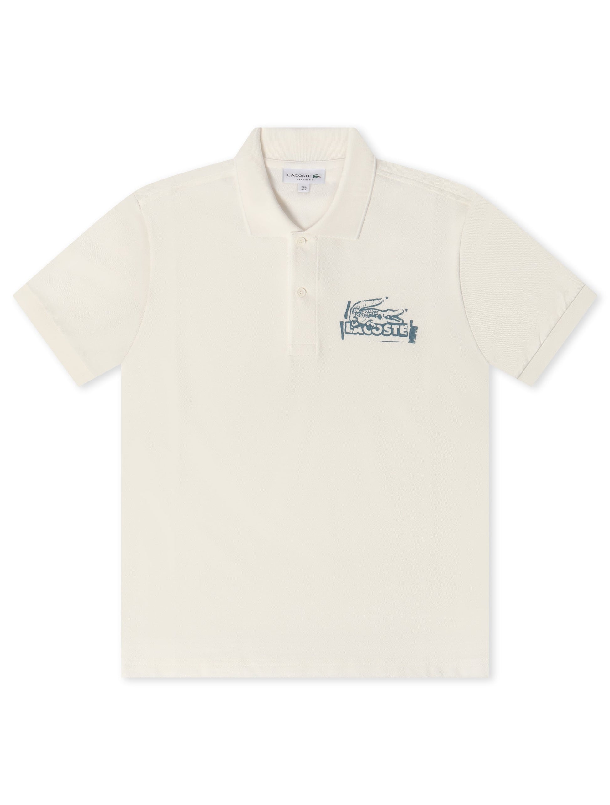 Lacoste Classic Fit L.12 Polo - White Denim Exchange