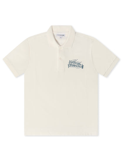 Lacoste Classic Fit L.12 Polo - White Denim Exchange