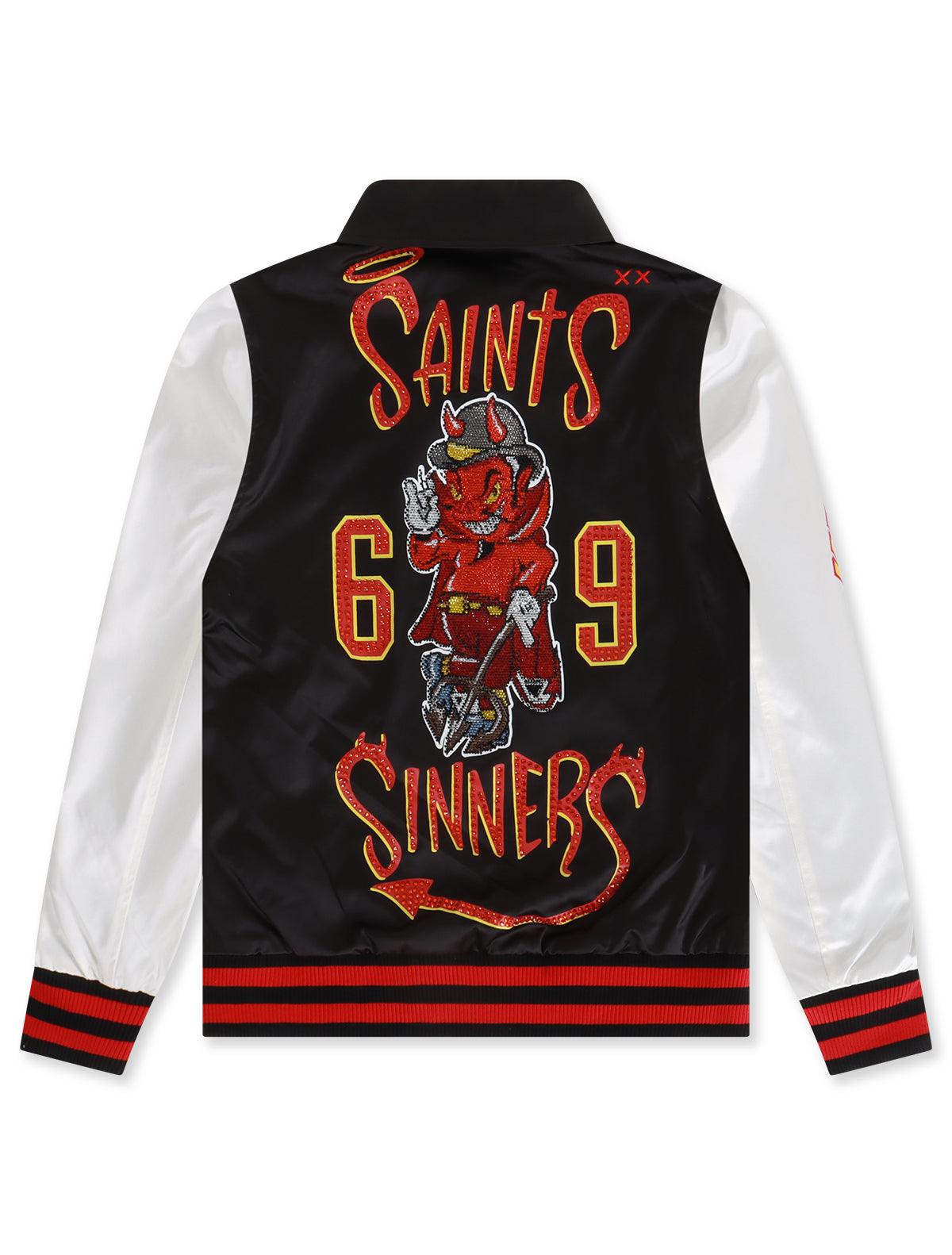 Cult Of Individuality Nylon Saints And Sinners Jacket - Black Denim Exchange
