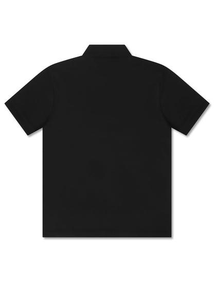 Lacoste Regular Fit Paris Soft Pima Polo - Black Denim Exchange