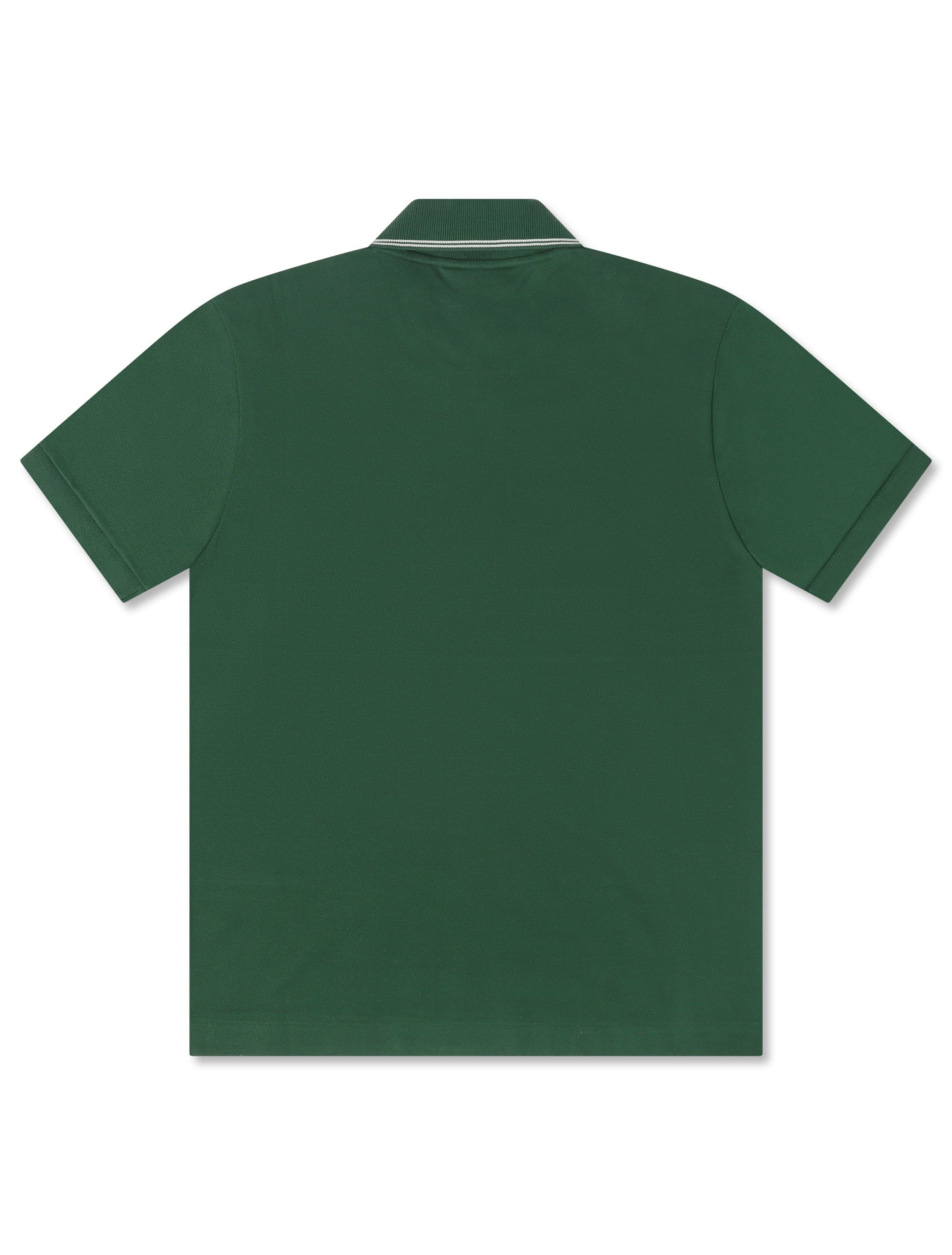 Lacoste Classic Fit Embroidered Shield Polo - Green Denim Exchange