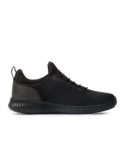 Skechers Mens Cessnock SR Work Shoes - Black Denim Exchange