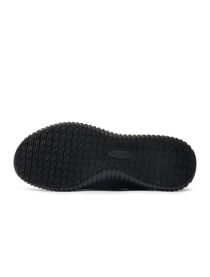 Skechers Mens Cessnock SR Work Shoes - Black Denim Exchange