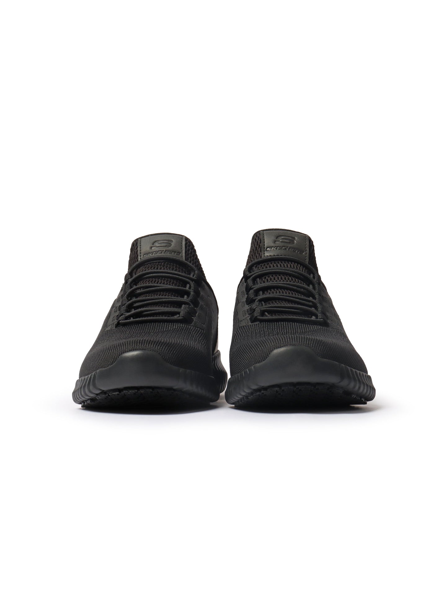 Skechers Mens Cessnock SR Work Shoes - Black Denim Exchange