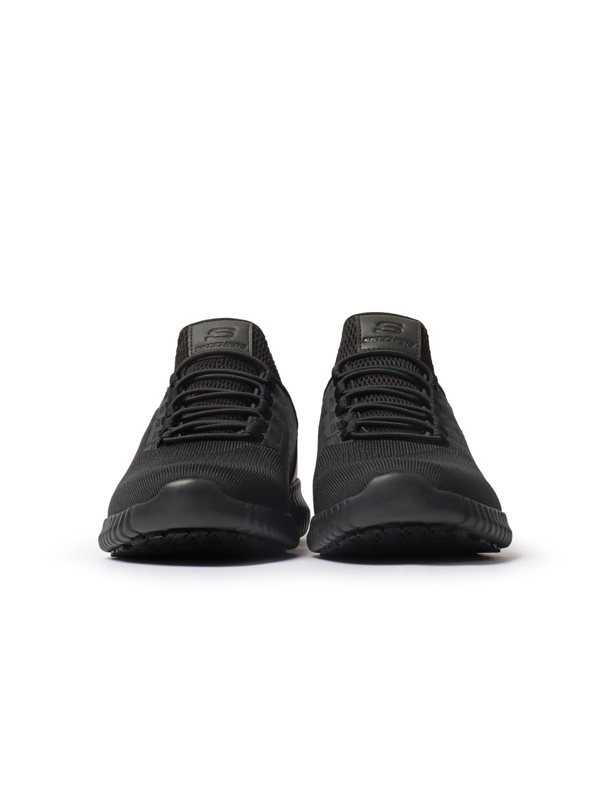 Skechers Mens Cessnock SR Work Shoes - Black Denim Exchange