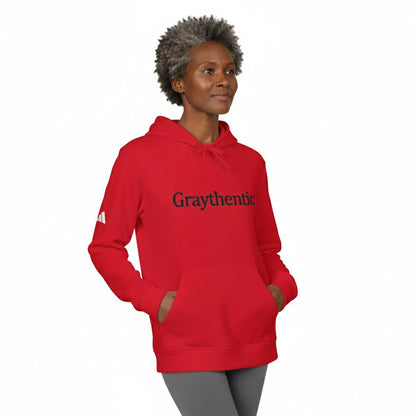 adidas Unisex Fleece Hoodie "Graythentic" Grayceful LLC