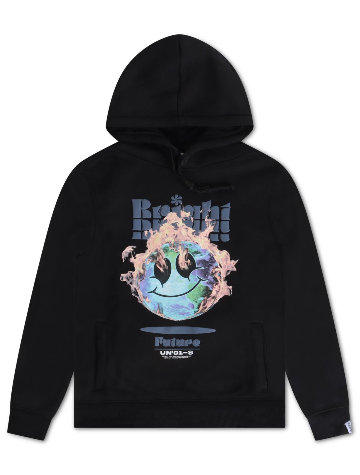 Underrated Bright Future Hoodie - Black Denim Exchange
