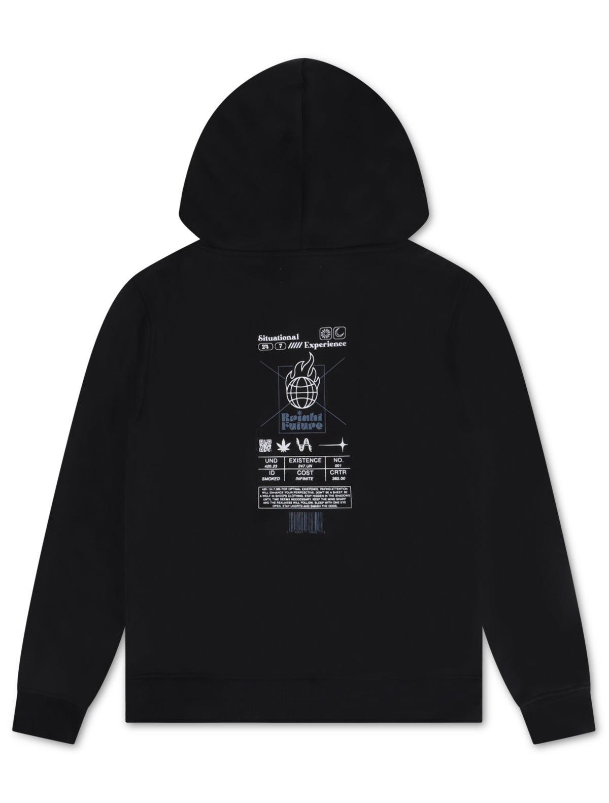 Underrated Bright Future Hoodie - Black Denim Exchange