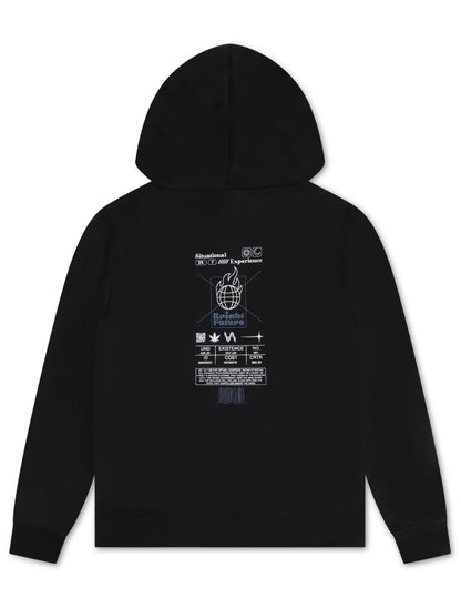 Underrated Bright Future Hoodie - Black Denim Exchange