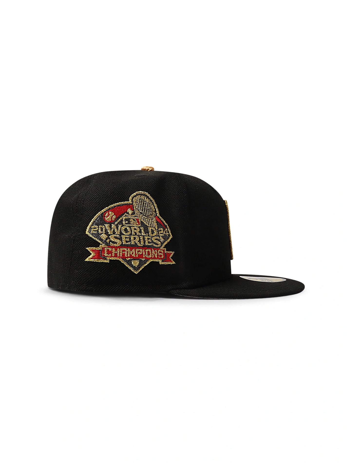New Era 5950 LA Dodgers World Series Champions - Black/Gold Denim Exchange
