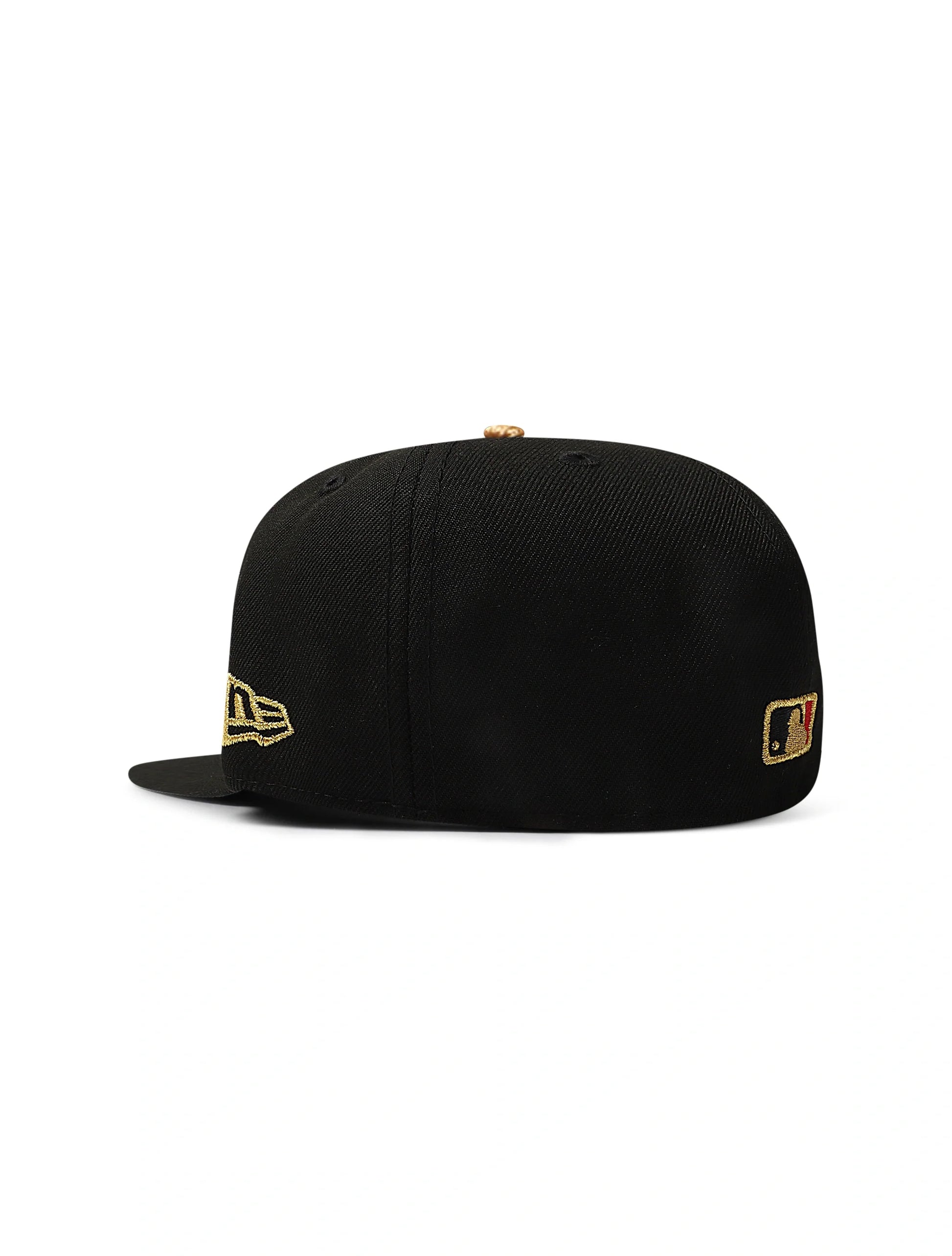 New Era 5950 LA Dodgers World Series Champions - Black/Gold Denim Exchange