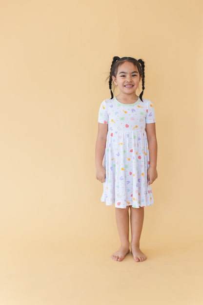 Lucky - Dress Blush Lotus