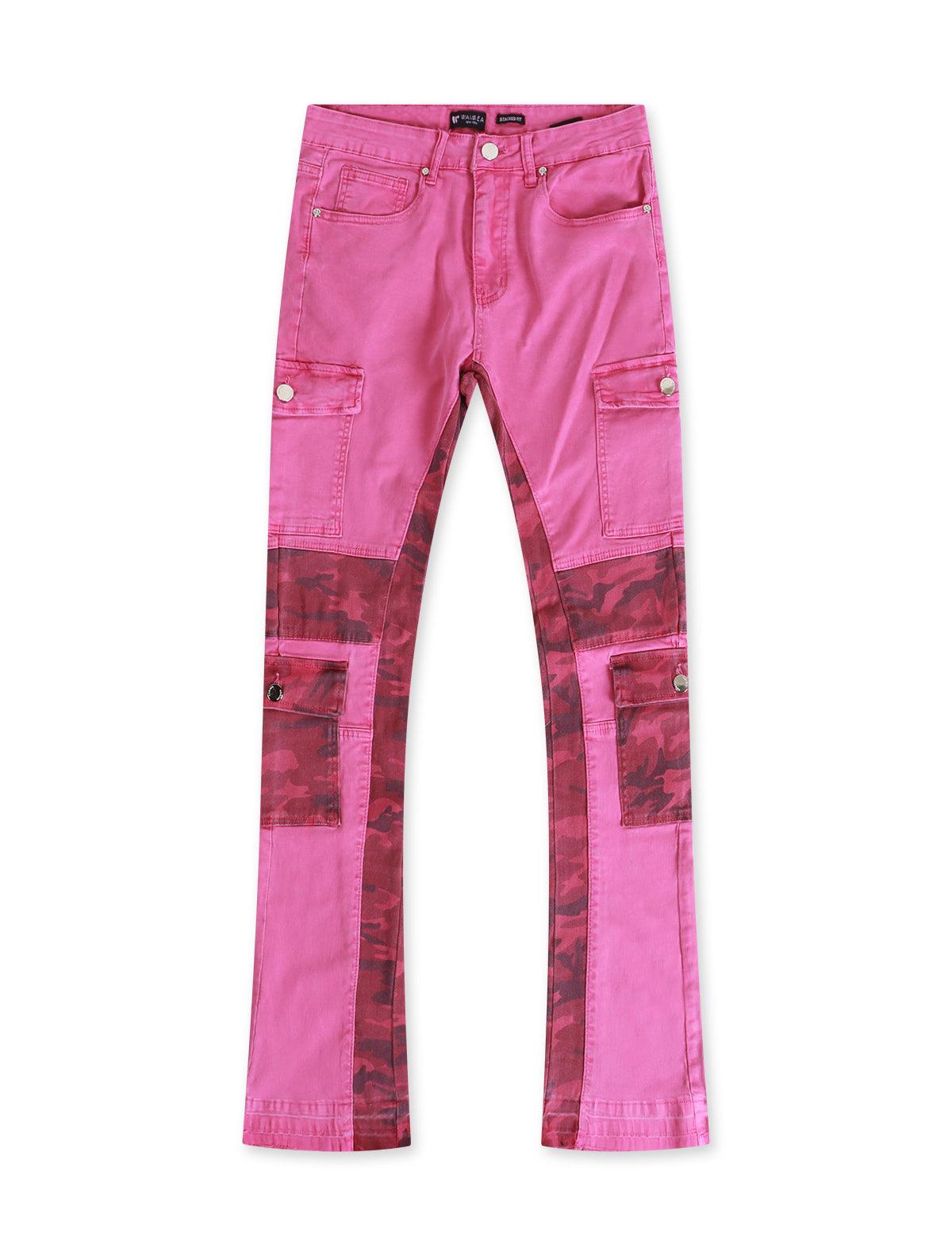Waimea Stacked Jeans - Pink Denim Exchange