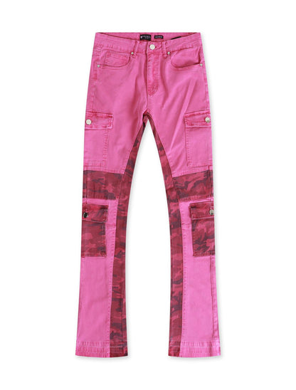 Waimea Stacked Jeans - Pink Denim Exchange