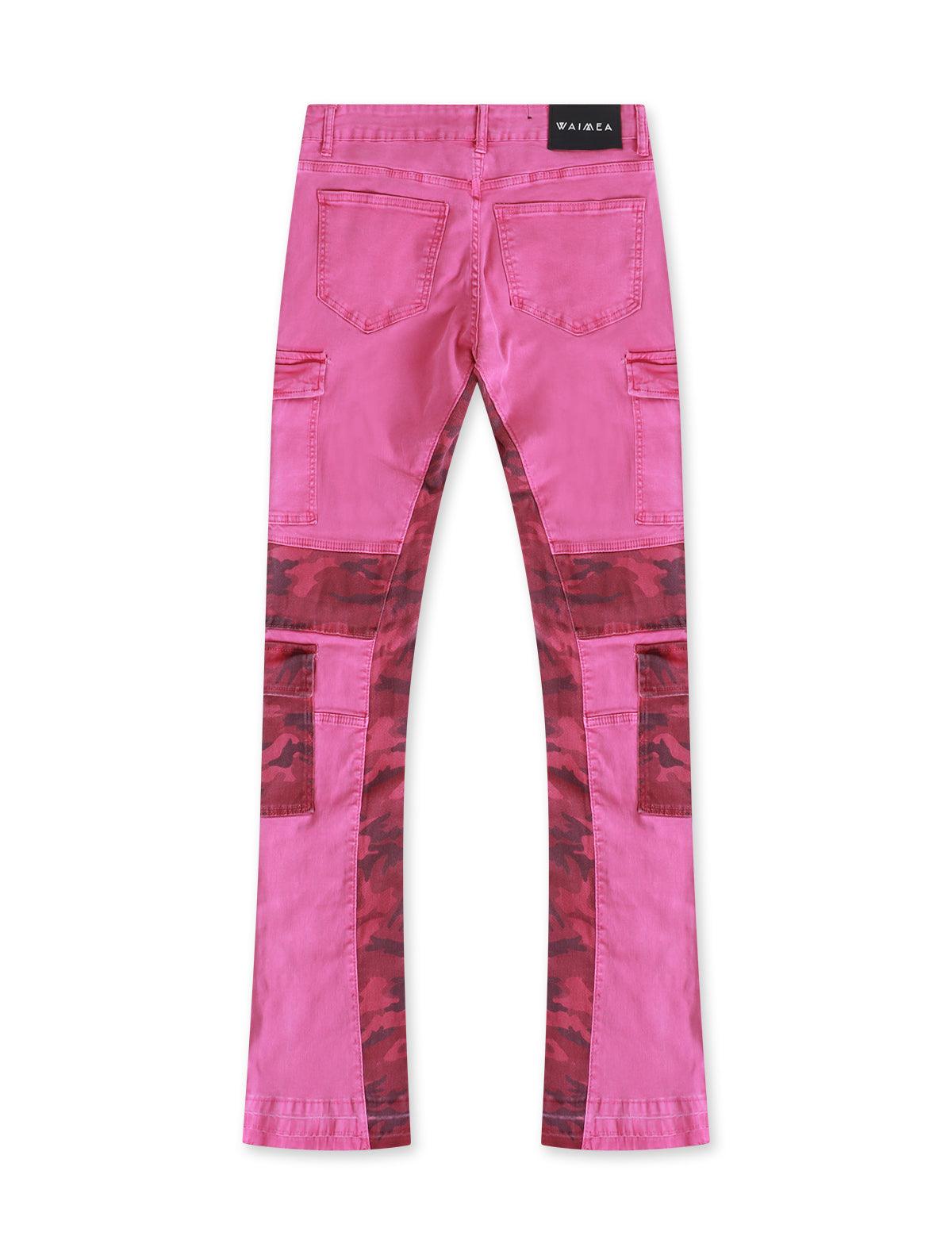 Waimea Stacked Jeans - Pink Denim Exchange