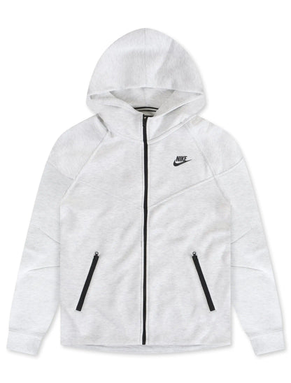 Nike Womens Sportswear Tech Fleece Hoodie - Grey Denim Exchange