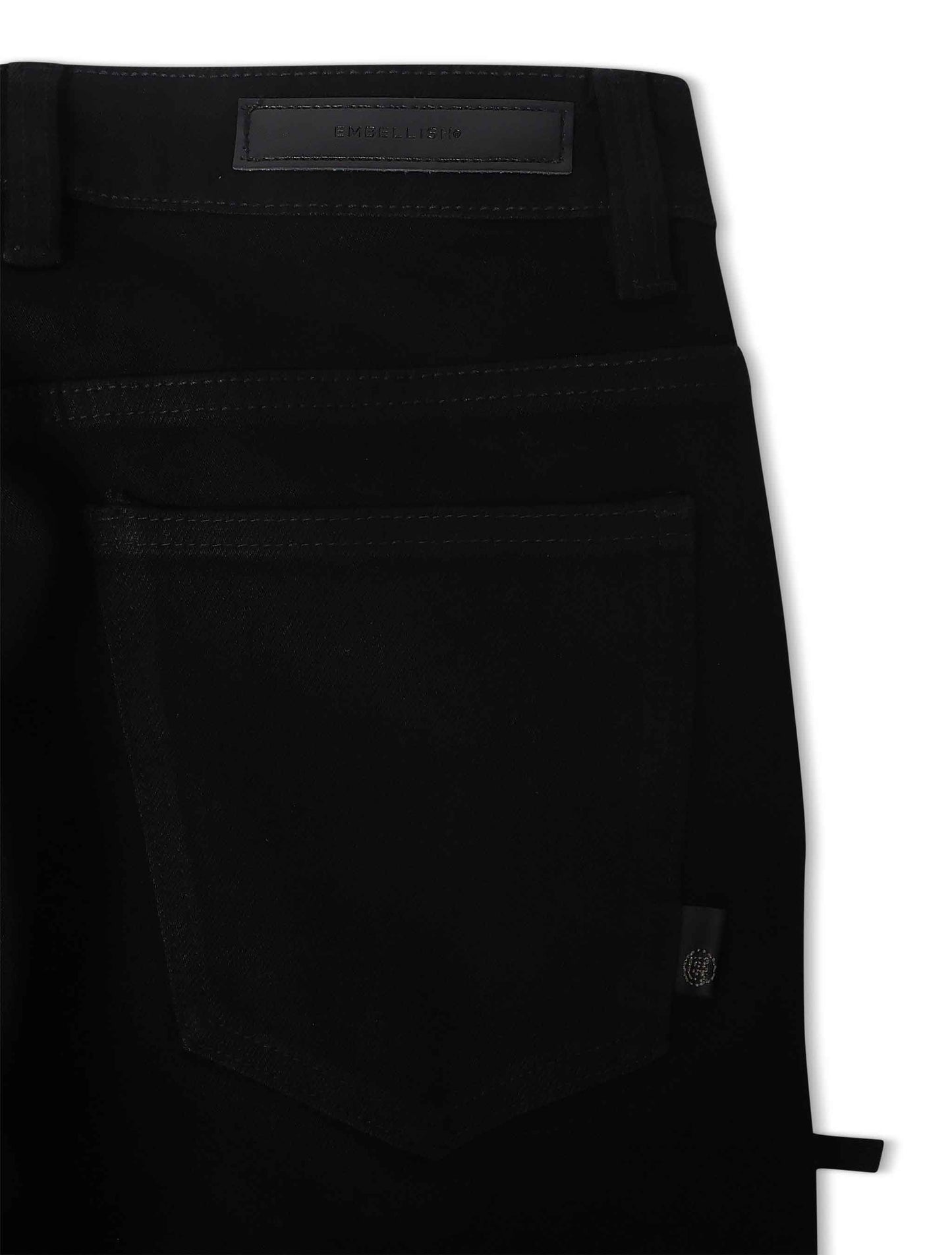 Embellish David Skinny Jeans - Jet Black Denim Exchange