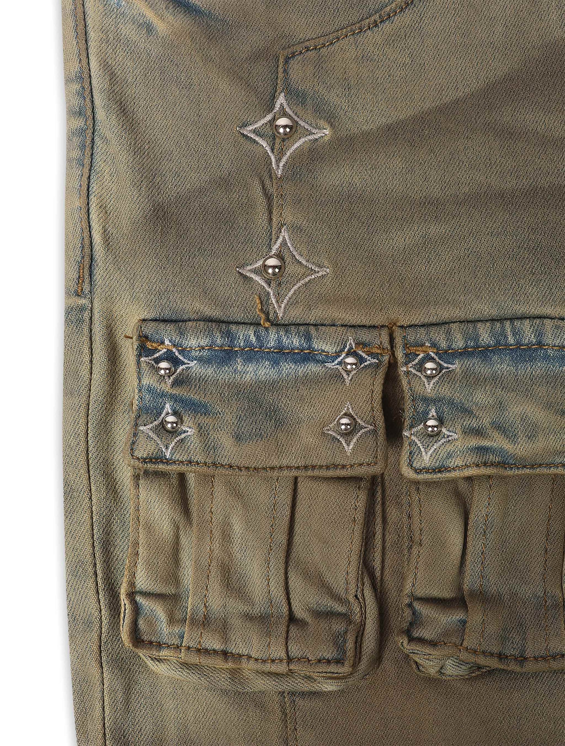 Embellish Canus Cargo Denim - Sand Wash Denim Exchange