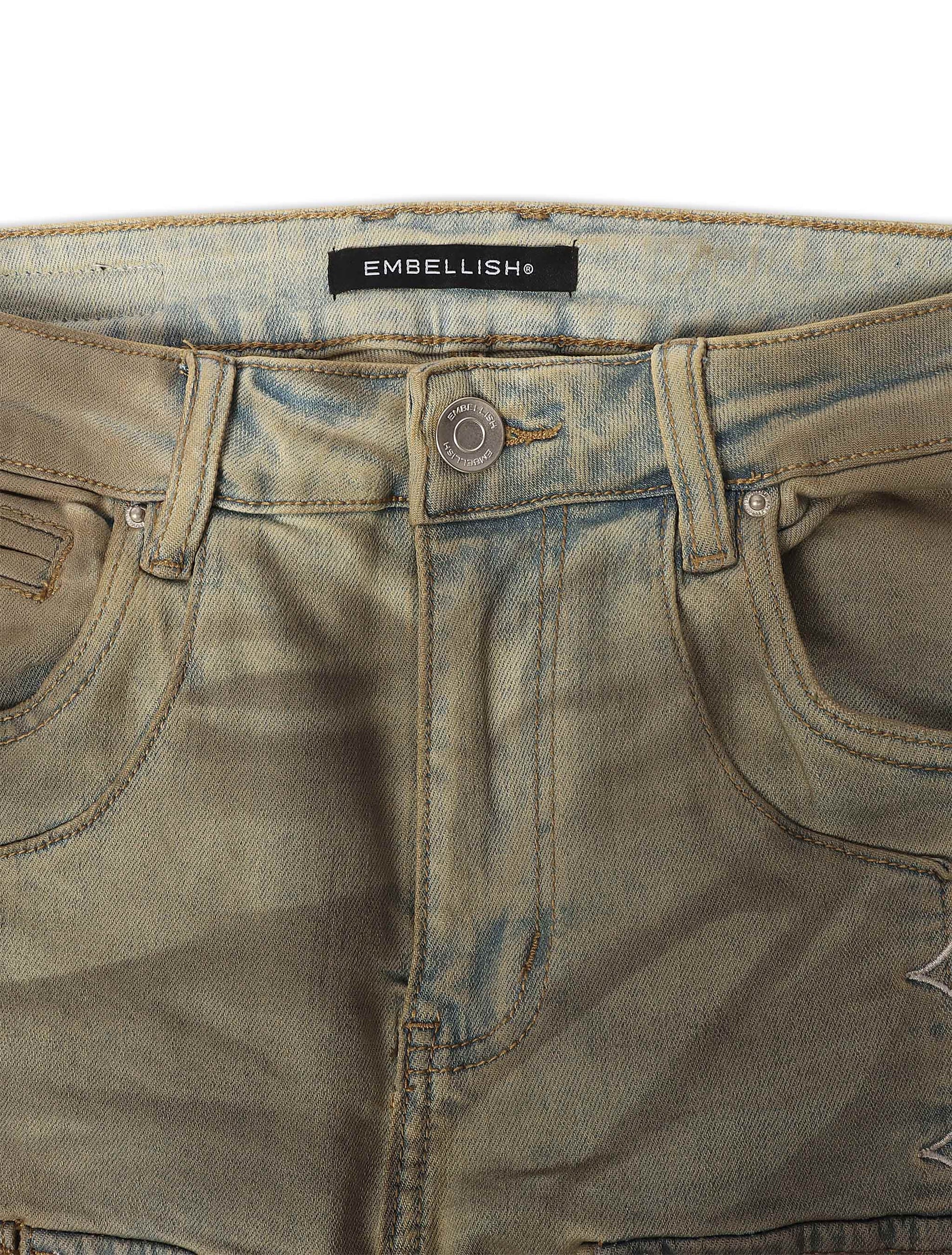 Embellish Canus Cargo Denim - Sand Wash Denim Exchange