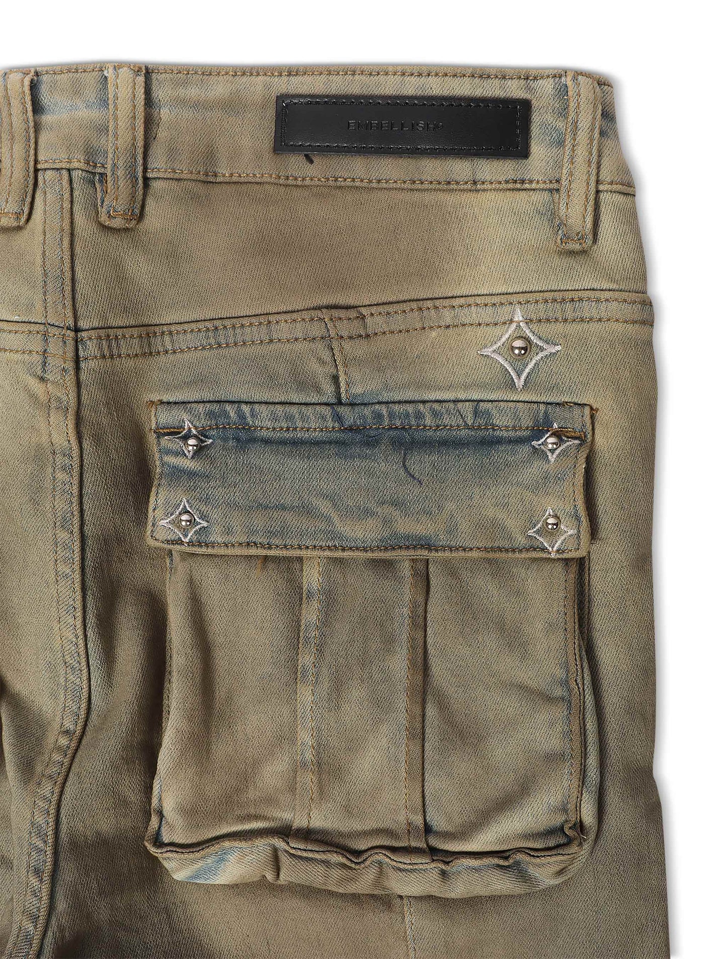 Embellish Canus Cargo Denim - Sand Wash Denim Exchange