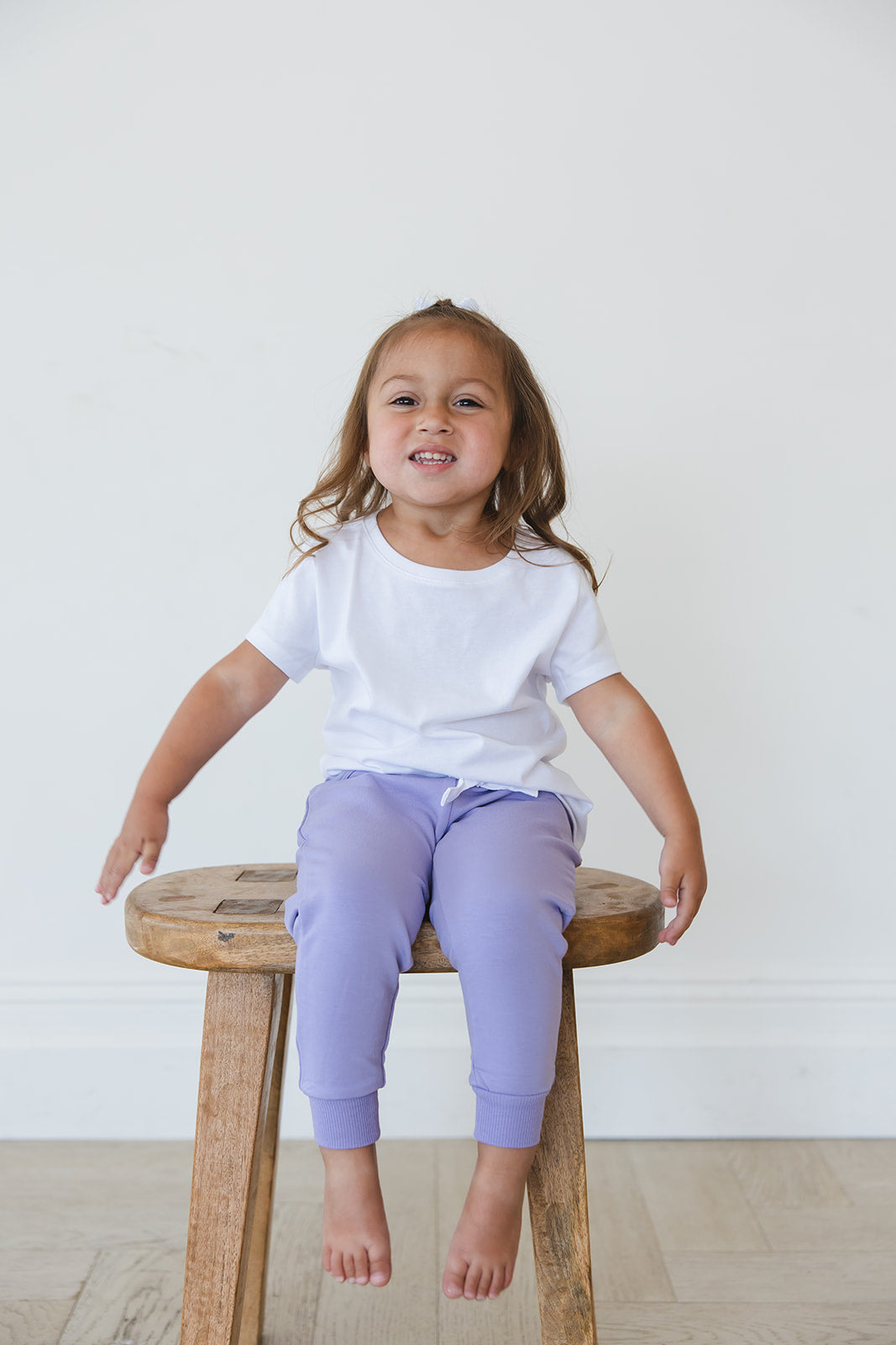 Wisteria Dream - Cloud Terry Jogger Blush Lotus