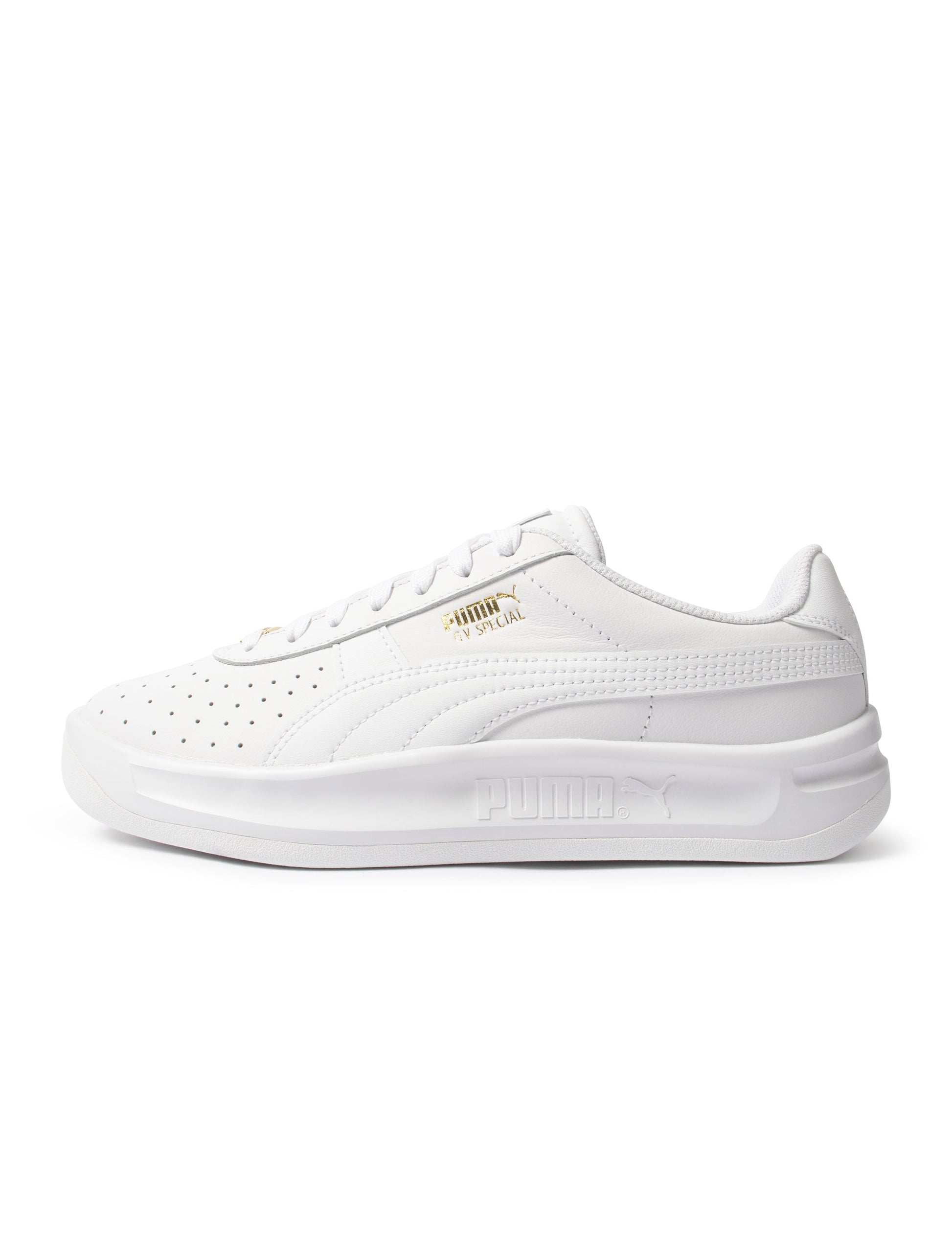 Puma Suede GV Special Sneaker - White/Gold Denim Exchange