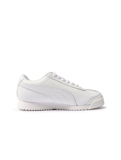 Puma Big Kids Roma Basic - White/Gold Denim Exchange