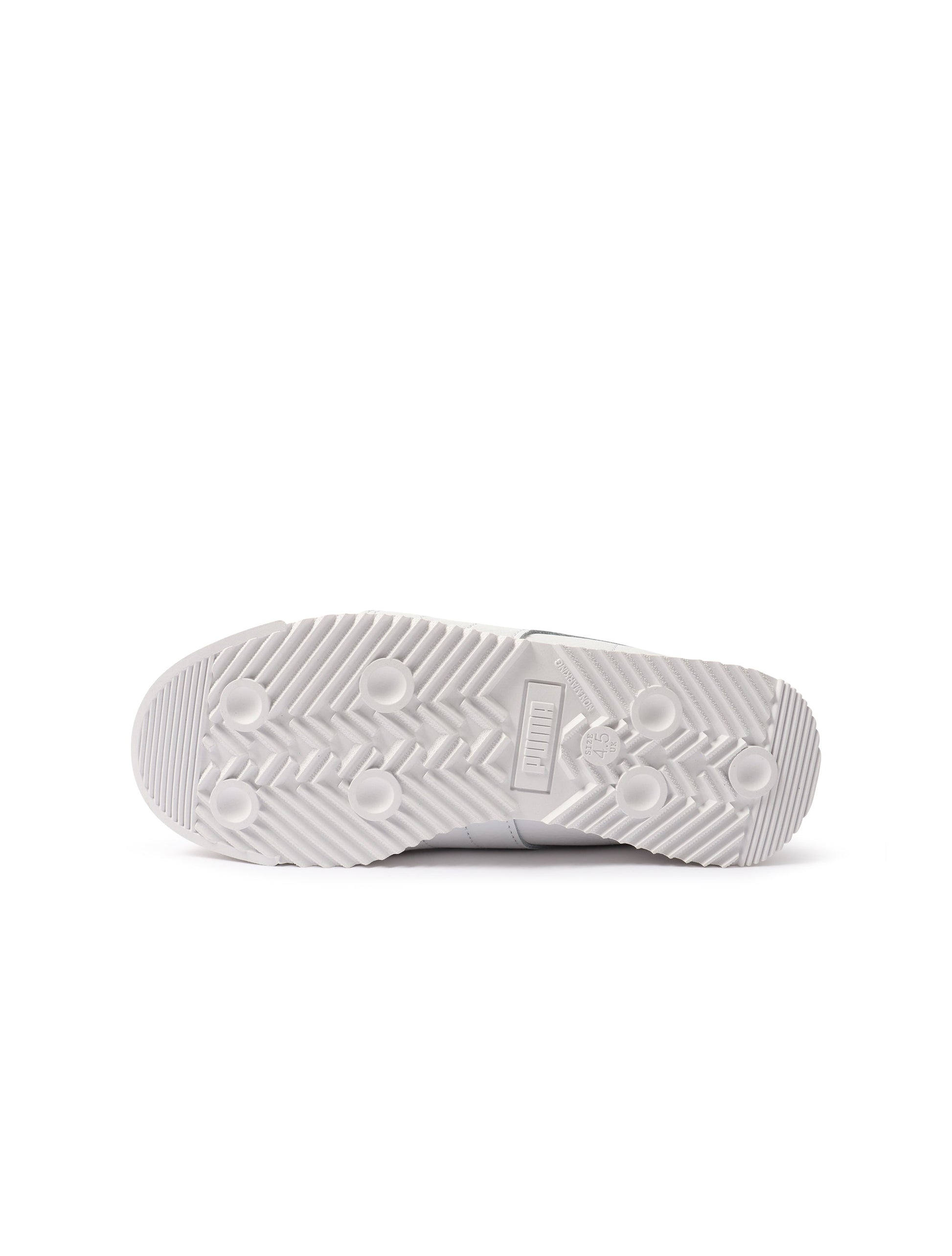 Puma Big Kids Roma Basic - White/Gold Denim Exchange