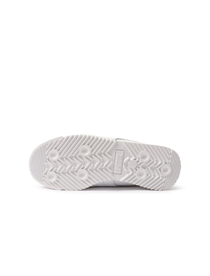 Puma Big Kids Roma Basic - White/Gold Denim Exchange