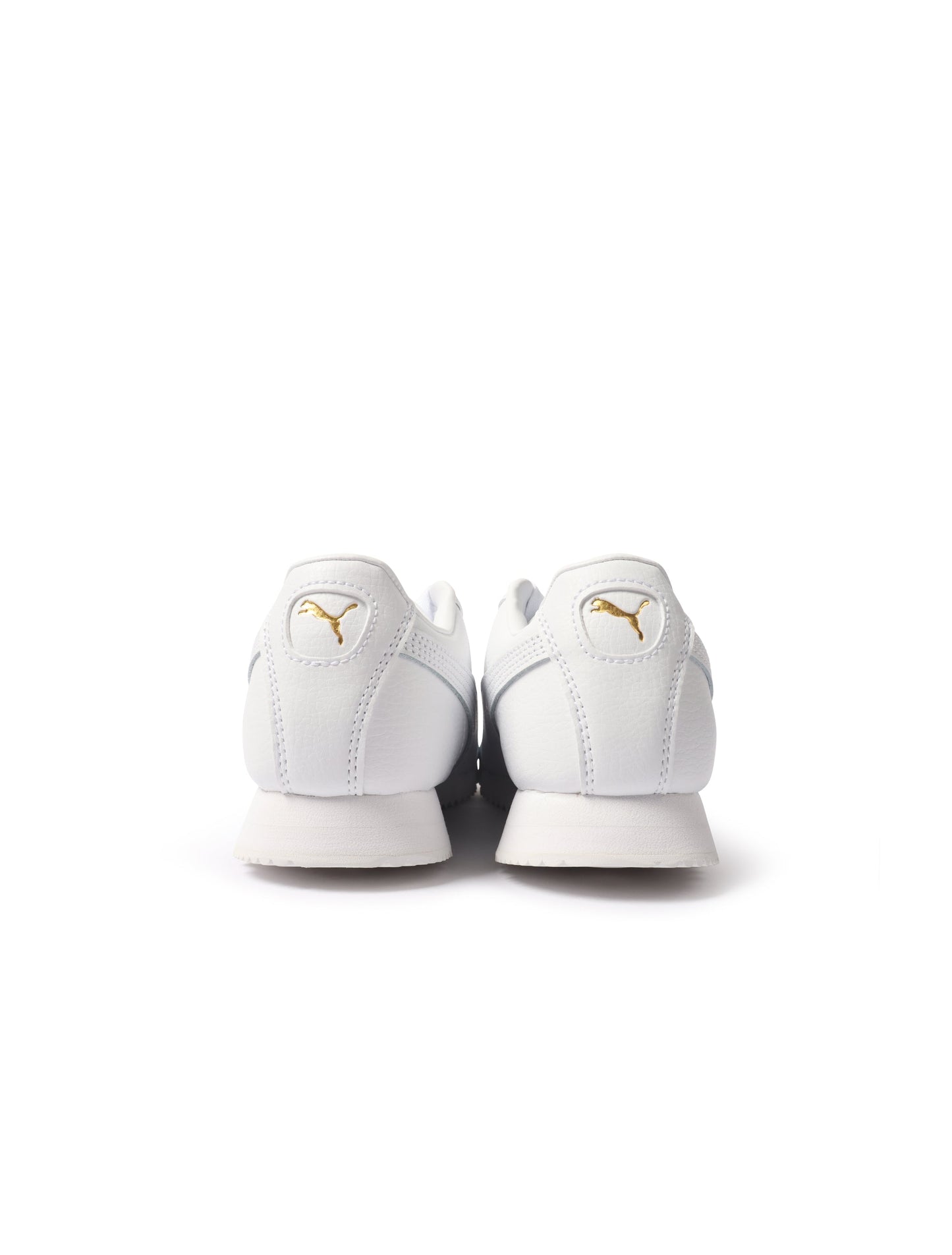 Puma Big Kids Roma Basic - White/Gold Denim Exchange
