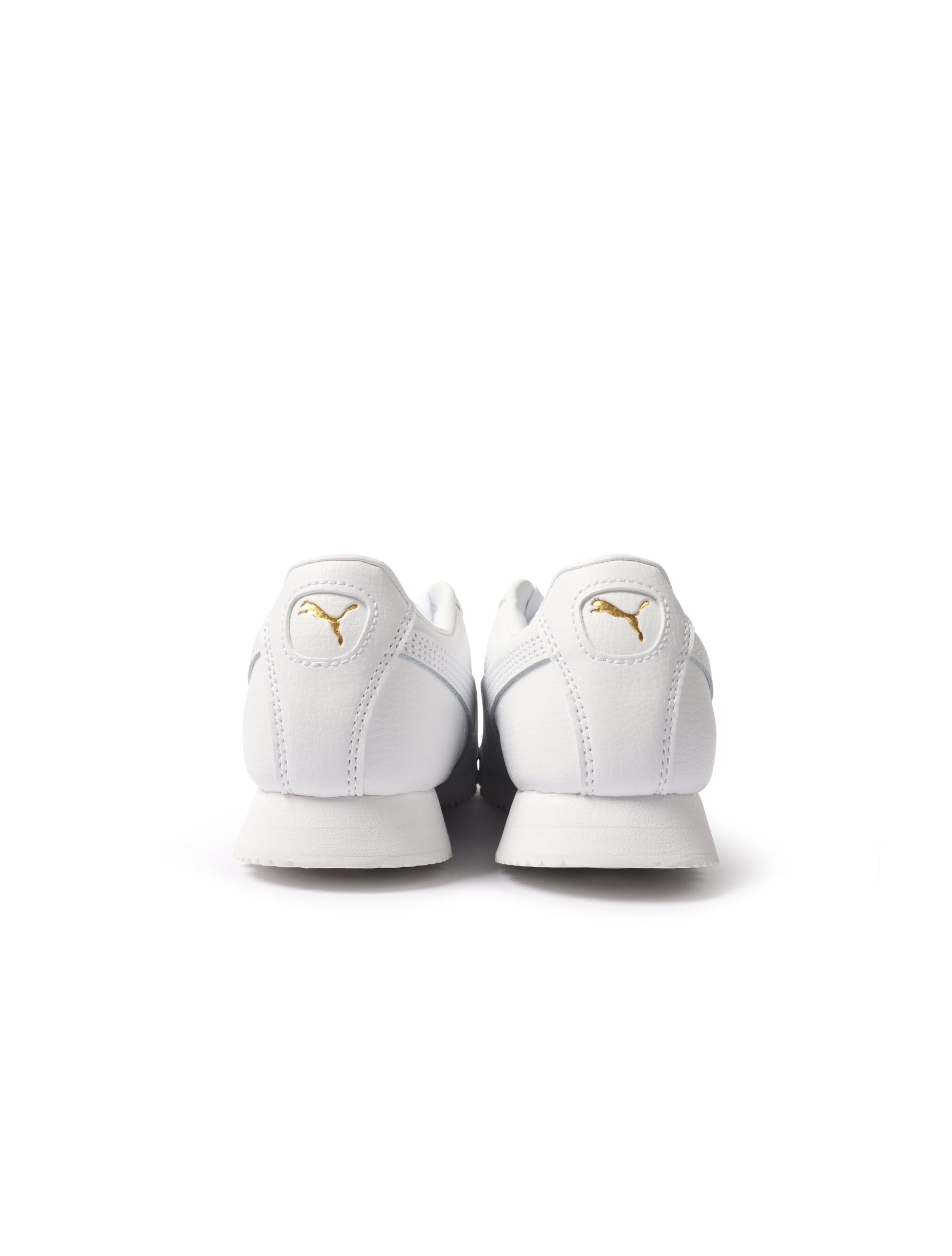 Puma Big Kids Roma Basic - White/Gold Denim Exchange