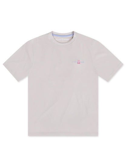 Psycho Wasterlo Back Graphic Tee - Natural Linen Denim Exchange
