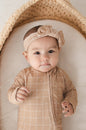 Cinnamon Cider Grid - Headband Blush Lotus