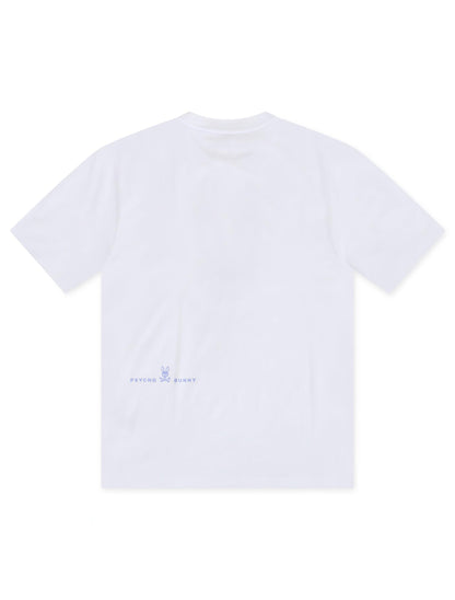 Psycho Norwood Graphic Tee - White Denim Exchange