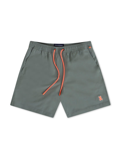 Psycho Bunny Malta Color Changing Swim Trunk - Agave Green Denim Exchange