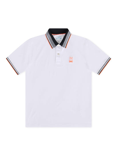 Psycho Bunny Portland Sport Polo - White Denim Exchange