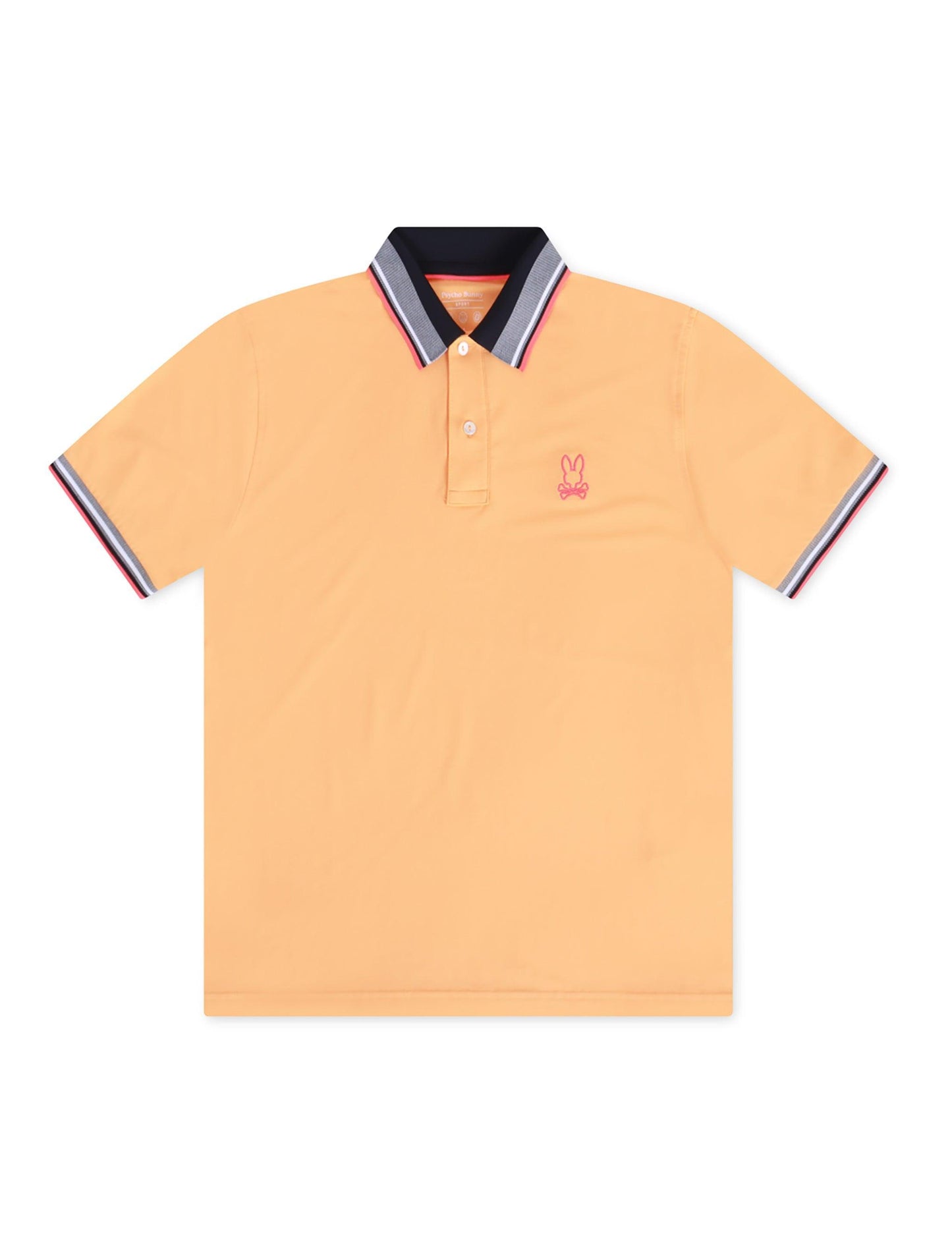 Psycho Bunny Portland Sport Mesh Polo - Mock Orange Denim Exchange