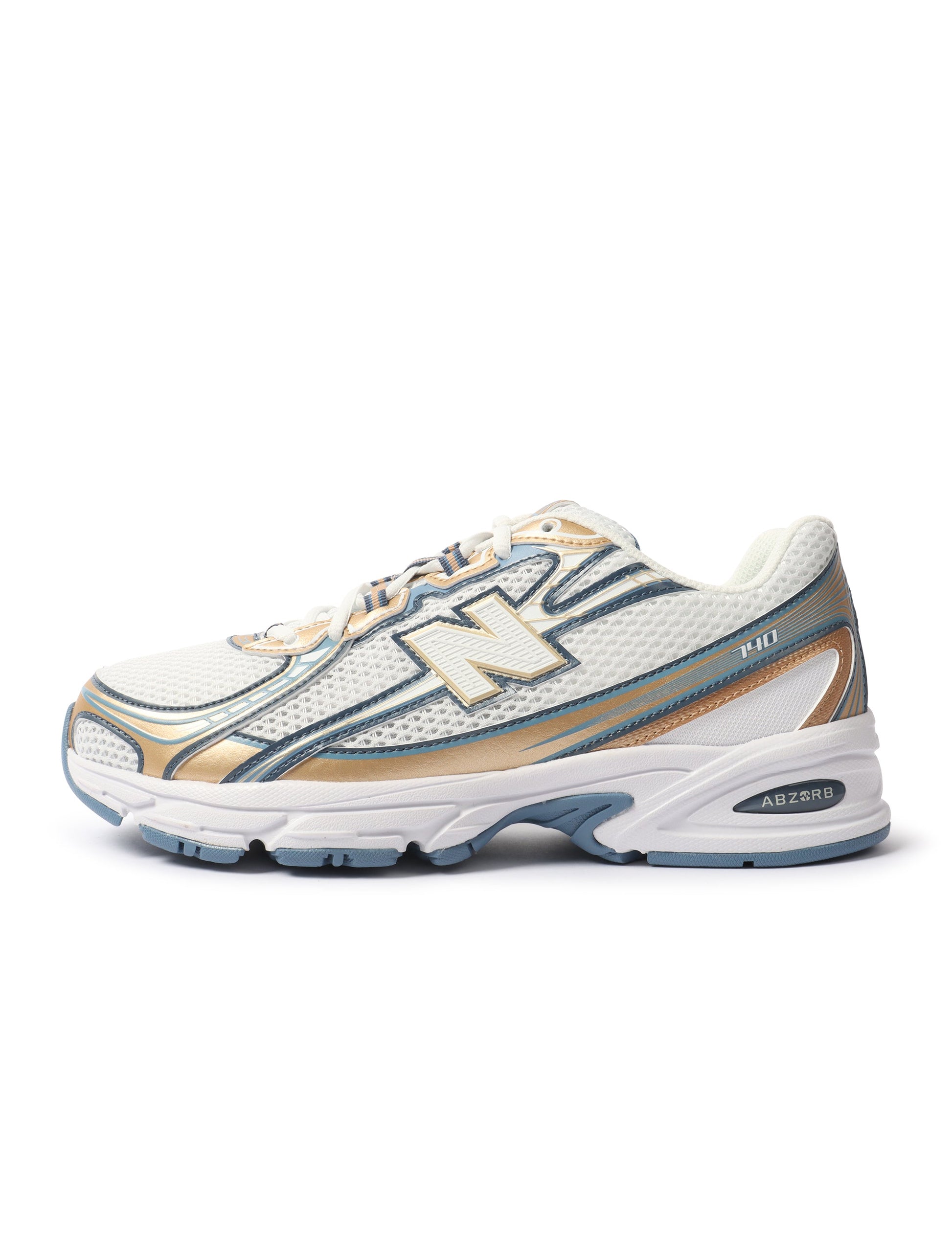 New Balance Mens 740 Shoes - Heron Blue Denim Exchange